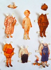 Anziehpuppe Papierpuppe Paper Doll ...  BUNNY    ...