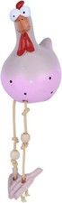 Hahn Dekoration Gartenstake