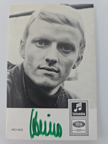 Heino autogramm signiert - autogramm,