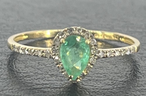 Cluster ring gelbgold - 18, kt