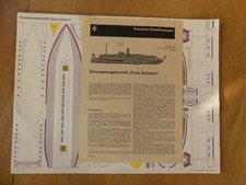 Schreiber-Bogen Donaupassagierschiff Franz Schubert, M. 1:200 JFS*-7 1409