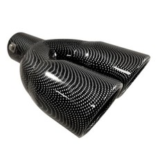 Auspuffblende Endrohr Carbon