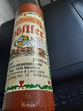 Ton Flasche*Obstländler Obstler ANTON RIEMENSCHMID Erding*1L MKM+1000ml+Sammler