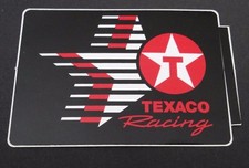 Werbe-Aufkleber Texaco Racing