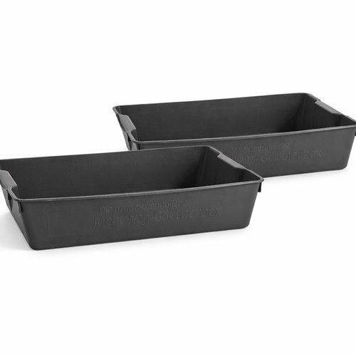Wanne kunststoff grau - kunststoff,