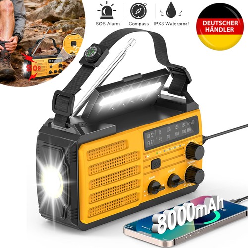 Solar radio 8000 mah - solar,