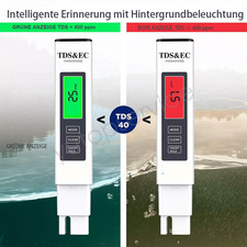 Wassertester 3in1 TDS PH– Wasserqualität-Tester für Trinkwasser, Aquarien DHL