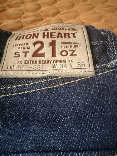Iron heart jeans 21oz - iron,