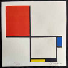 Piet Mondrian Lithographie COA