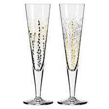 RITZENHOFF Champagnerglas-Set GOLDNACHT CHAMPUS DUETT H23 Inhalt 205 ml 2 Stück