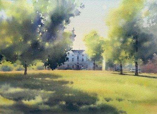 Original aquarell gemälde - aquarell,