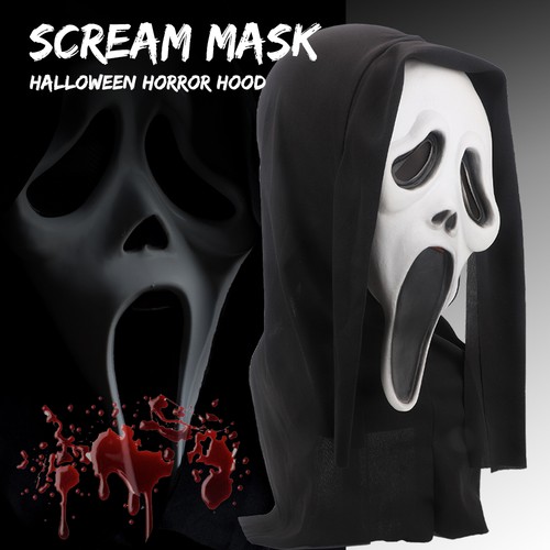 Scream ghost face aged maske - ghost,