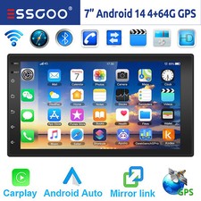 Doppel 2 DIN Android 14 4+64G Carplay Autoradio GPS NAVI WiFi RDS Bluetooth USB