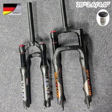 BUCKLOS 20*2.6" 20*4.0 Zoll Gabel Luftfedergabel MTB-/1-1/8in Threadless 9mm QR