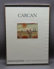 René Carcan 1925-93 Brüssel Belgien - Landschaft - Farbradierung handsigniert