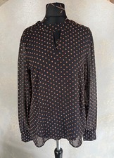 „Comma“, Schlupfbluse Blusenshirt Dunkelblau Gr 40**NEUWERTIG ***