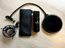 Auna MIC-900B USB Kondensator Podcast Mikrofon - Schwarz inkl. Popfilter