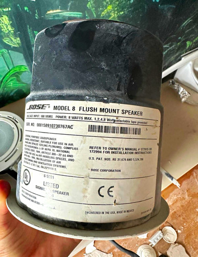 Bose model flush - flush, mount