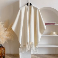 Winter damen poncho schal - winter,
