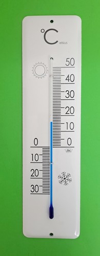 Emaille thermometer außen - thermometer,,