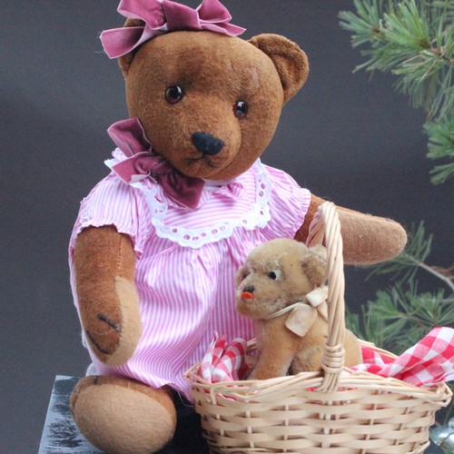 Antiker teddy bär - antiker, groß