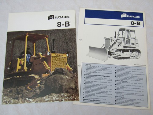 Prospekte fiat allis b 8b - fiat, 8-b