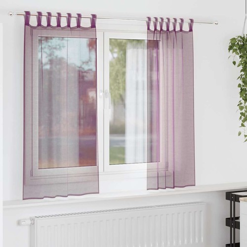 Voile vorhänge gardine - 2x,
