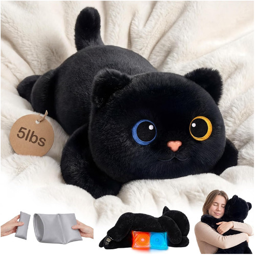 Gewichteter schwarze katze - gewichteter,