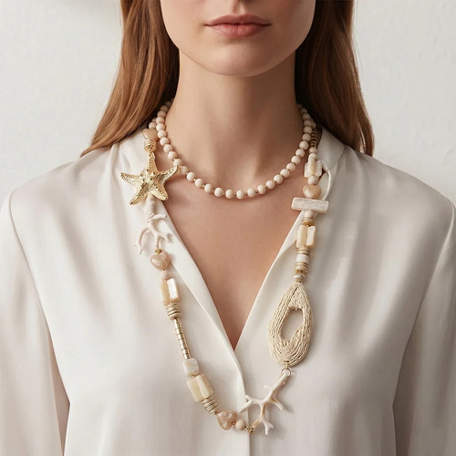 Kette halskette lang charms - kette,