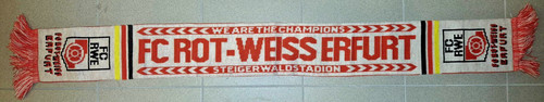 Rot weiss erfurt schal - rot, /