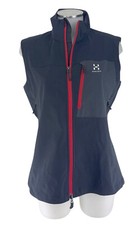Haglöfs Weste L Damen schwarz, leichter Windstopper softshell top 86% Polyamid
