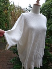 Allude Pullover cashmere kaschmir oversize weiß Rippenstrick NP 349€