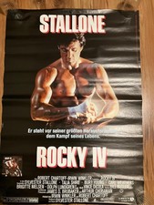 Rocky 4 IV Filmposter gerollt