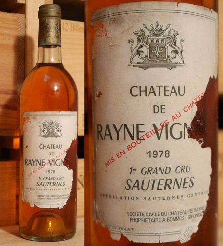 1978er chateau rayne vigneau - 1978er,