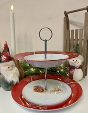 Etagere Porzellan :  Veweet  Life Nikolaus  -  Schlittenfahrt , Weihnachten