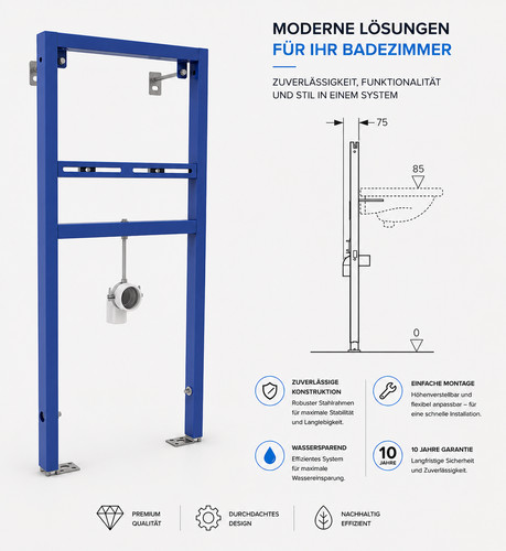 Waschtisch vorwandelement - waschtisch,