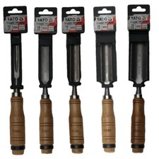 Yato Stechbeitel halbrund 10 - 38 mm Holzgriff Stecheisen Schnitzmesser