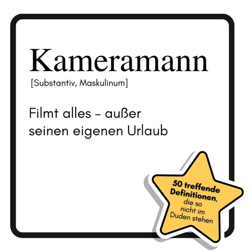 Kameramann filmt alles - |,