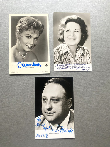 Autogrammkarten schauspieler - 3,