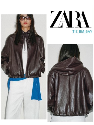 Zara jacke kunstleder - jacke,
