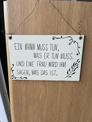 Schild klein witzig - klein,,