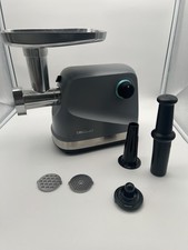 Cecotec Fleischwolf Crusher 1400 Steel 1360W Edelstahl Messer & 3 Scheiben