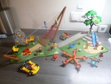 Playmobil  Toller Mega-Spielplatz Seilrutsche Kletterwand Karussell etc +Zubehör