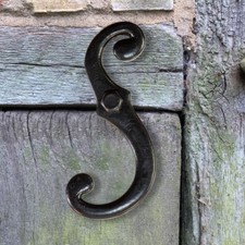 Halter für Windladen rechts Klappladen Feststeller Fenster - Ladenhalter antik