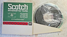 Scotch 3M Magnetic Tape  203 Long Play 540m 1800ft. 18cm 7in. Low Noise