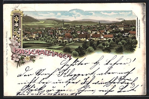 Lithographie wasseralfingen - lithographie,