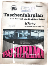 DR, Taschenfahrplan Winter