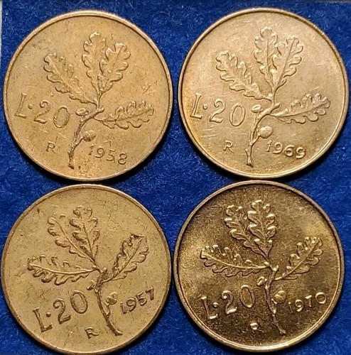 Lire italien münzen aus - lire,