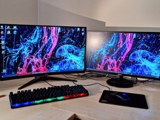 Pc set mit beiden Monitoren und Maus, Tastatur vollständig und einwandfrei