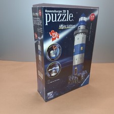 Leuchtturm bei Nacht Ravensburger 3D Puzzle Night Edition 12577 - 216 Teile neu